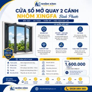 Cửa sổ mở quay 2 cánh